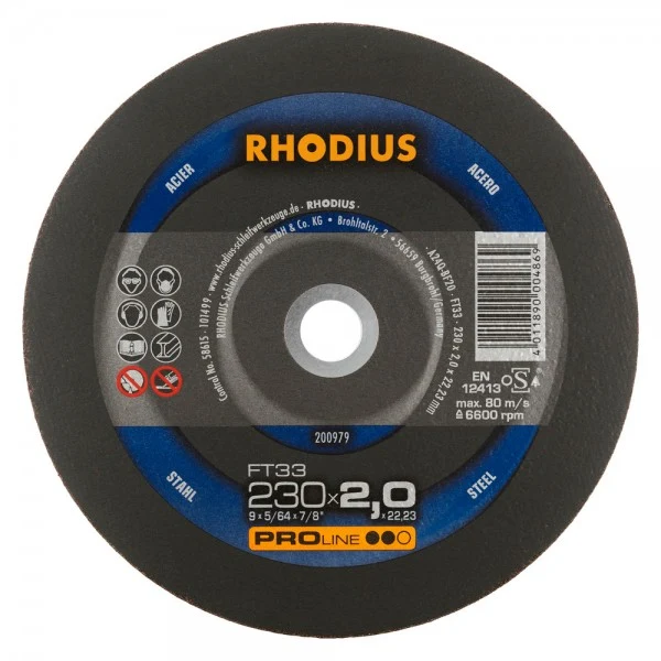 Rhodius Trennscheibe FT33