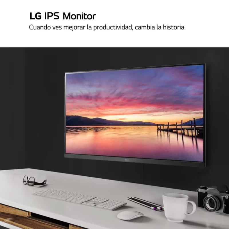 LG Monitor 23.8" Gaming FHD, 24MR400-B