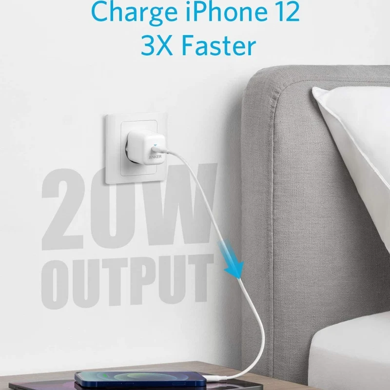 Anker Cargador de Pared PowerPort III 20 W, A1665H11