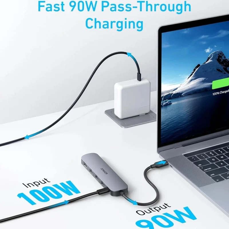 Anker Hub Multipuerto USB-C 5 en 1, A8357HA0