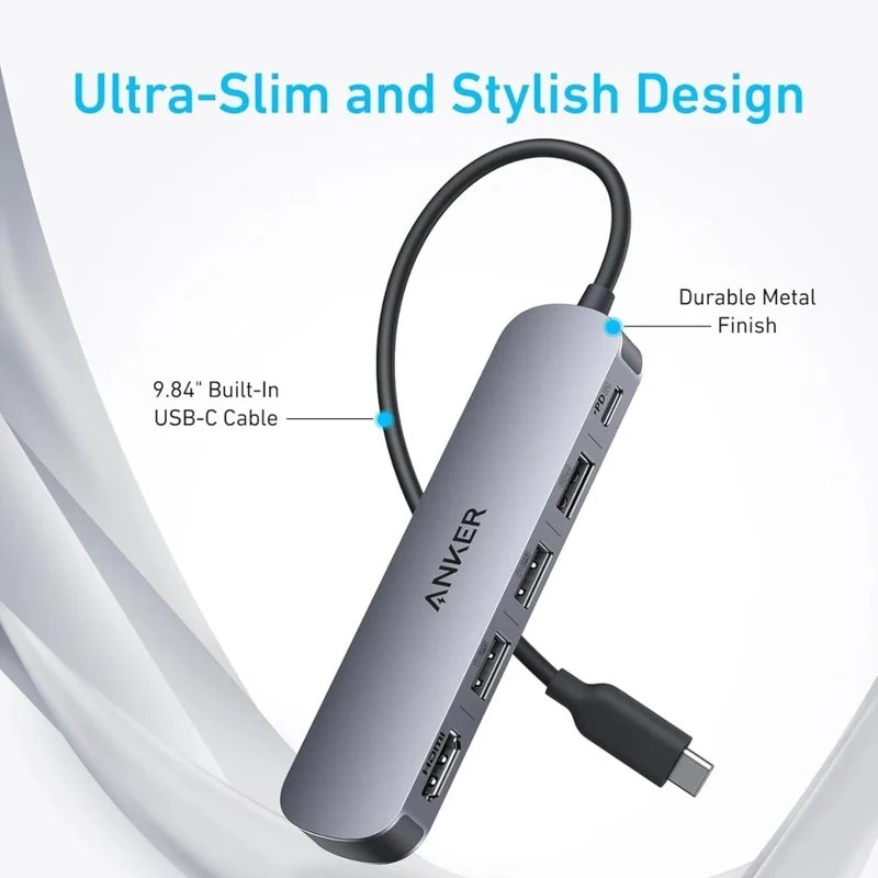 Anker Hub Multipuerto USB-C 5 en 1, A8357HA0