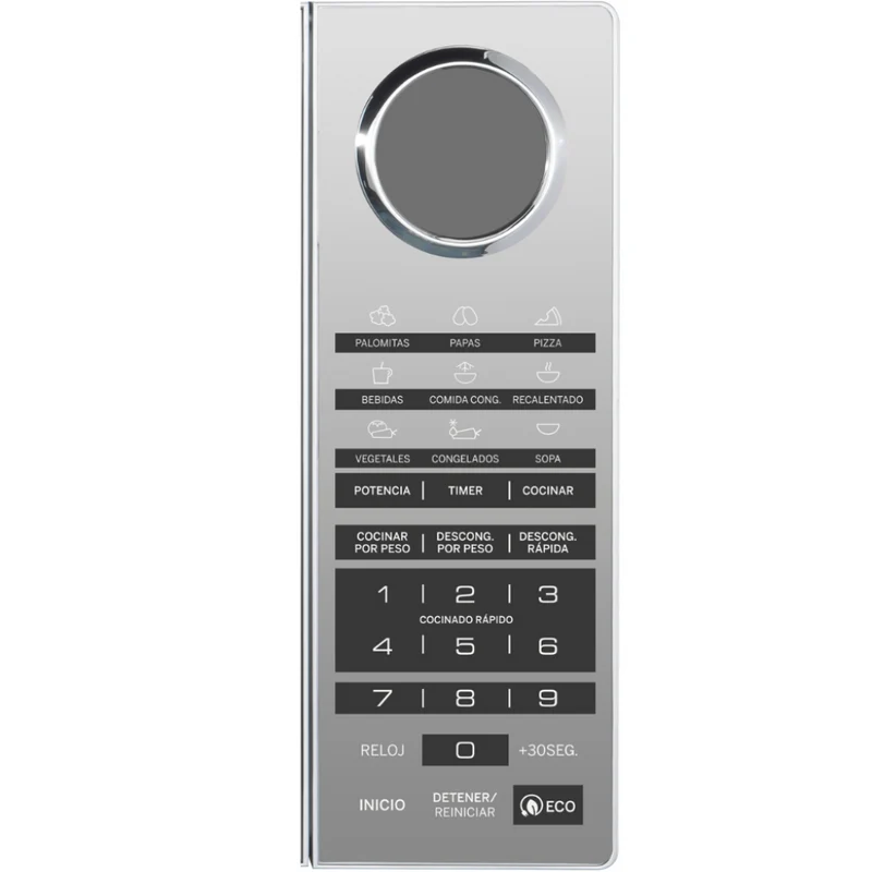 GE Appliances Microondas Cuft Espejo 0.9 Pies Cúbicos (MGE09SEJ)