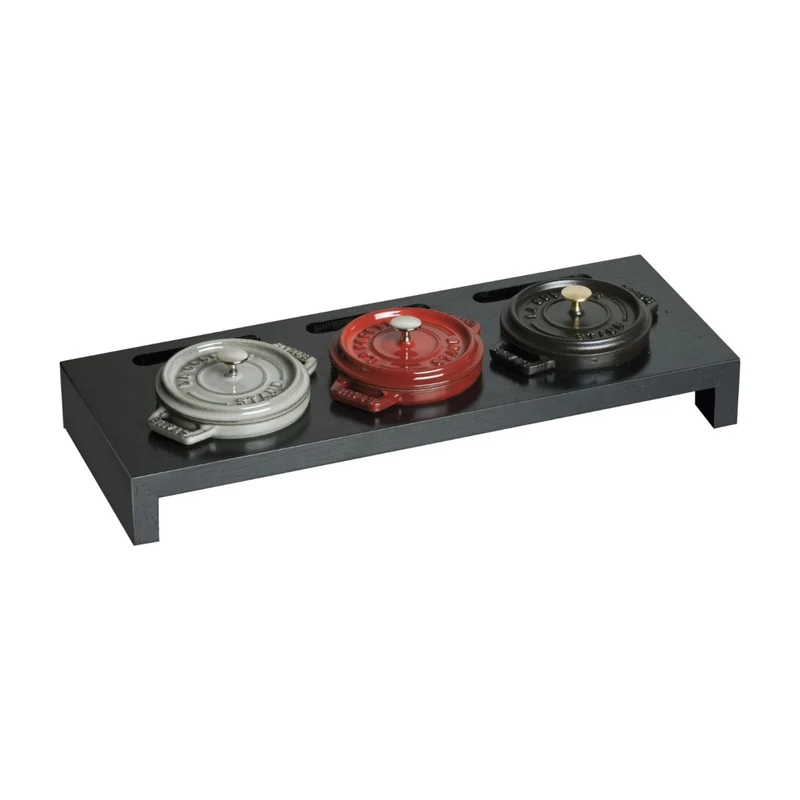 Staub Estante Fibra Madera para Ollas de 10 cm, 42 cm