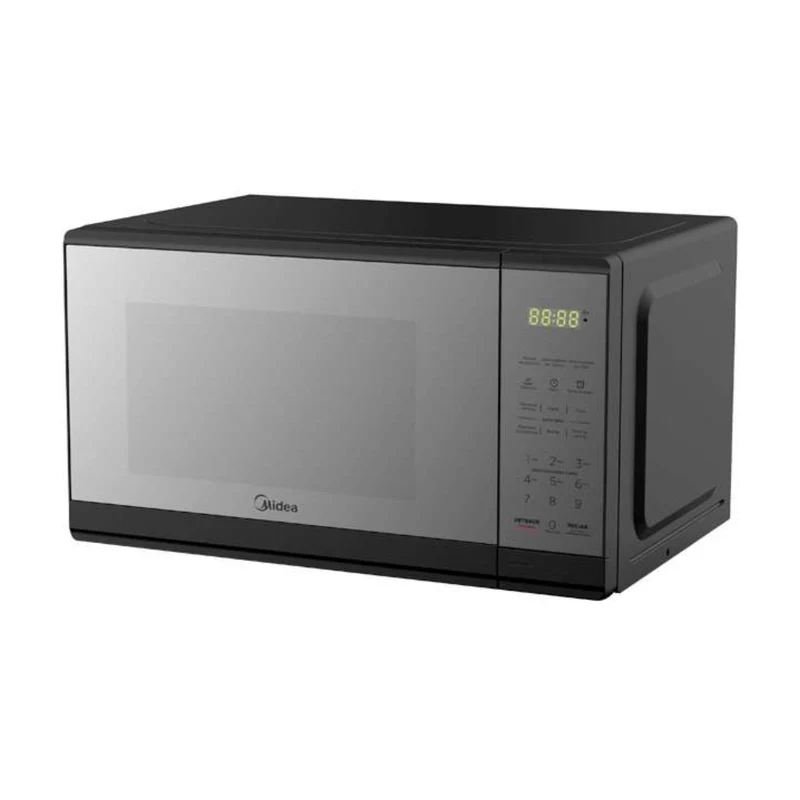 Midea Horno Microondas Puerta Espejo 0.7 Pies Cúbicos (MMDF07S2MB)