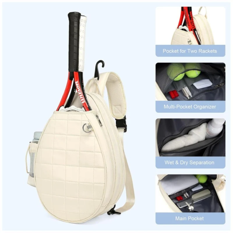 Sportliche Tennisracket-Rucksack Karnz
