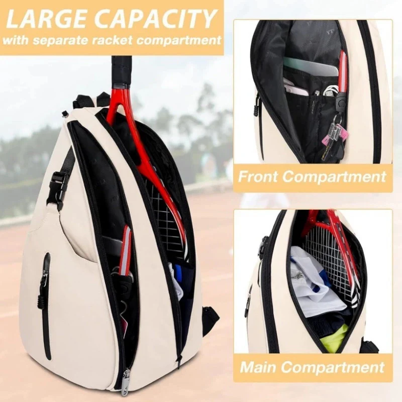 Ergonomischer Tennisracket Sling-Rucksack Karnz