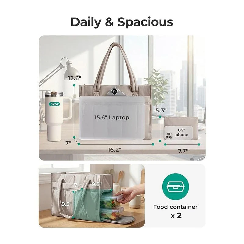 Isolierte umweltfreundliche Lunch-Tasche Karnz