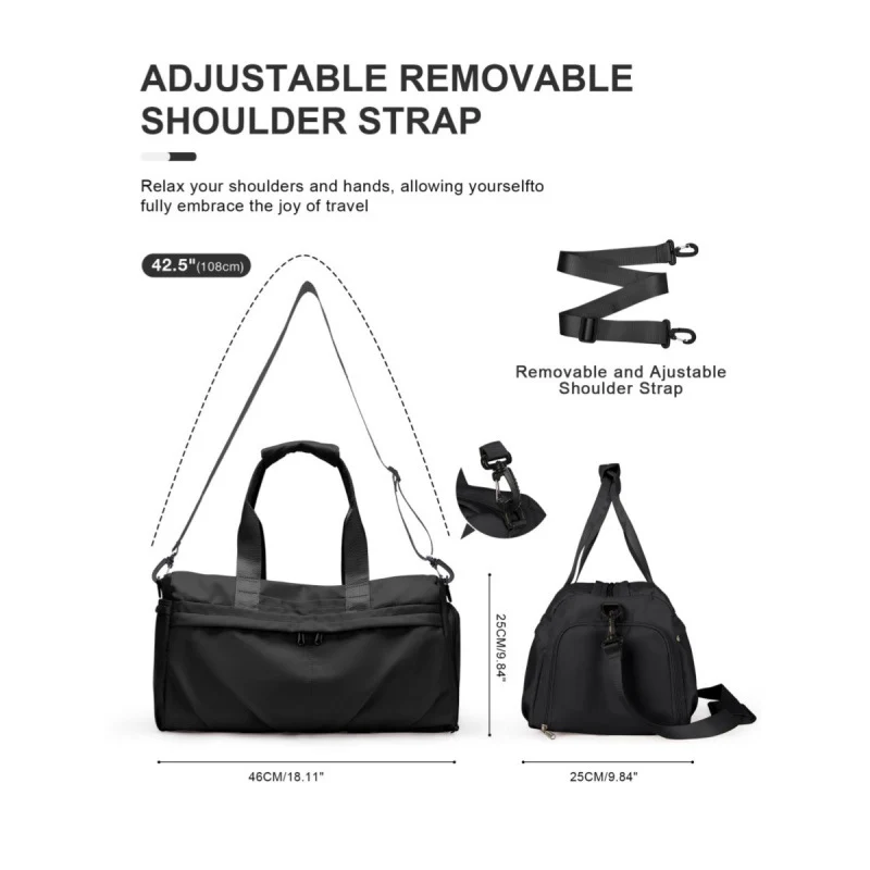 Vielseitige Fitness-Duffel-Tasche Karnz