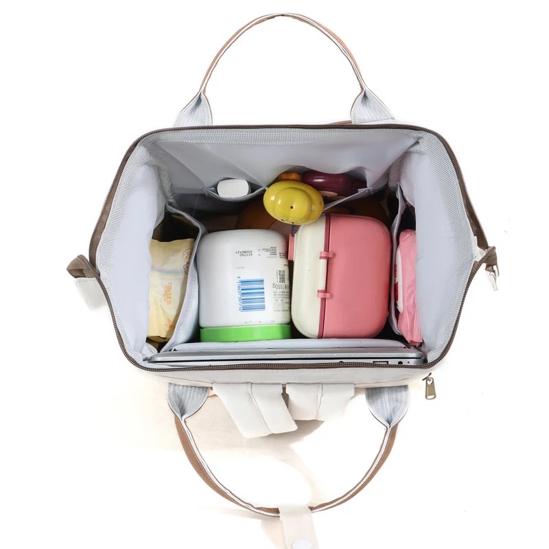Stylischer Mehrfach-Taschen Rucksack Karnz