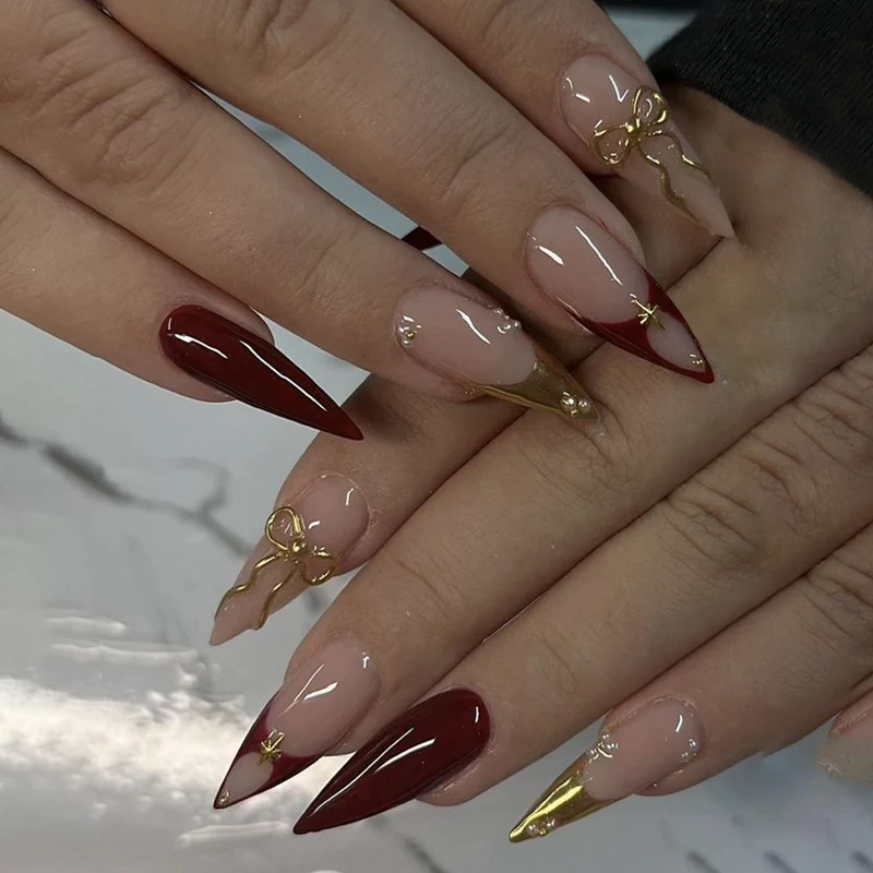 Elegante Stiletto-Nagelkunstverlängerungen Karnz 1789713103