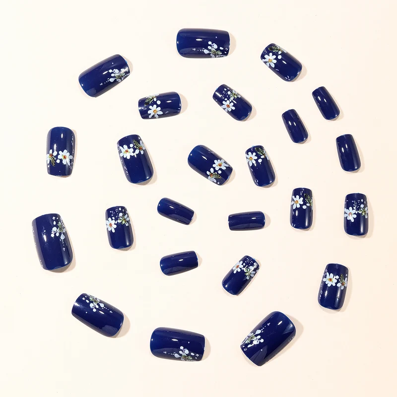 Dekoratives Floral Nagelkunst Set Karnz