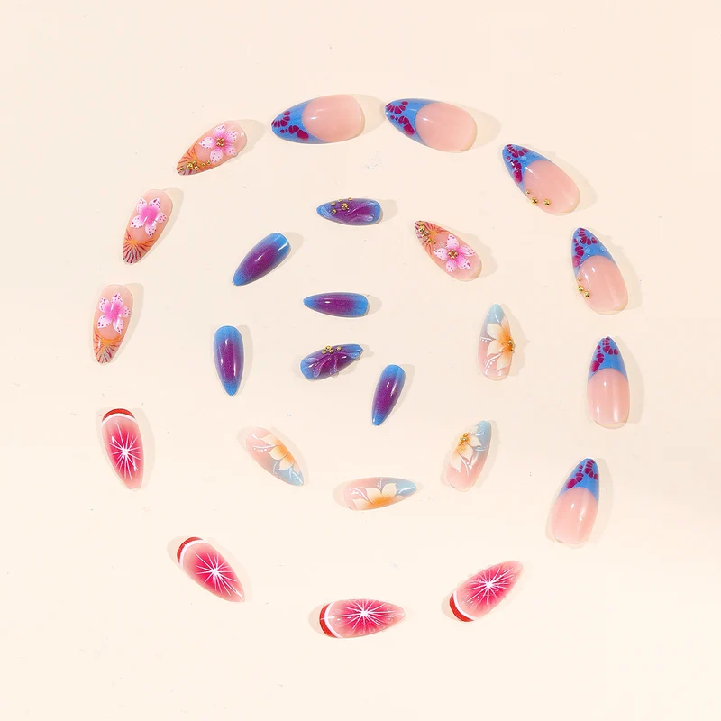 Dekorative Acryl-Nagelkunst Karnz