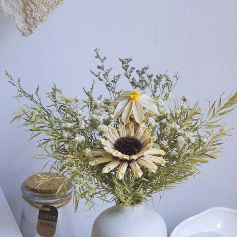 Getrocknete Blumen Botanische Anordnung