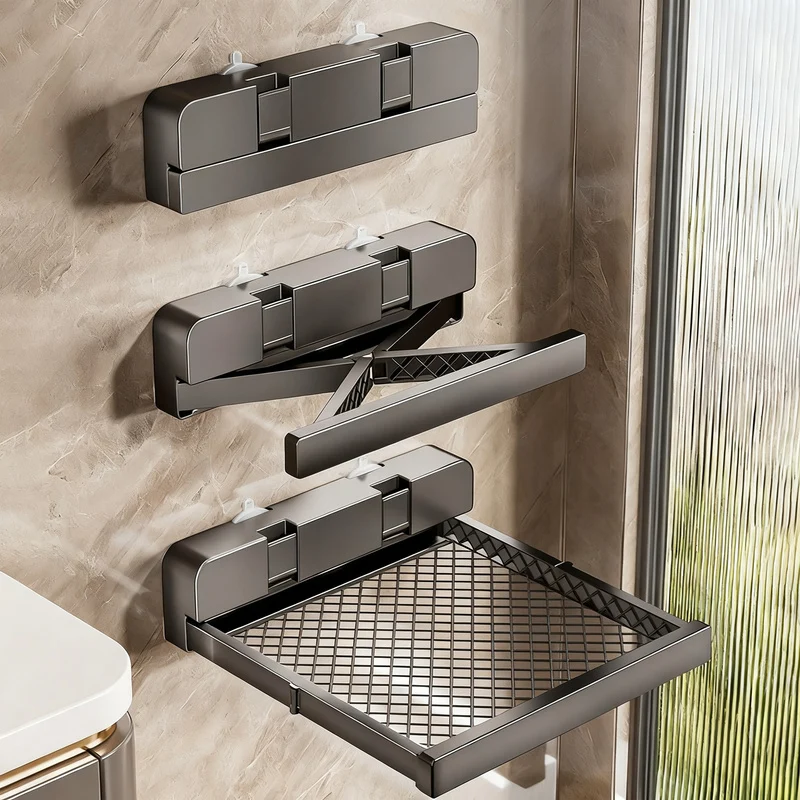 Wandregal für Waschbecken, klappbar