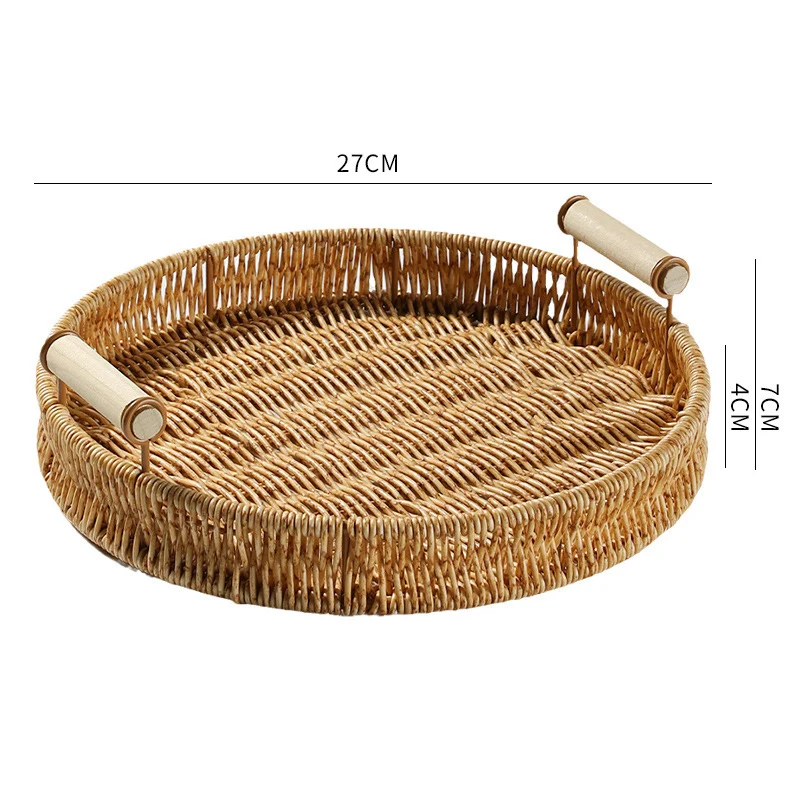 Dekorativer Rattan Servier Karnz