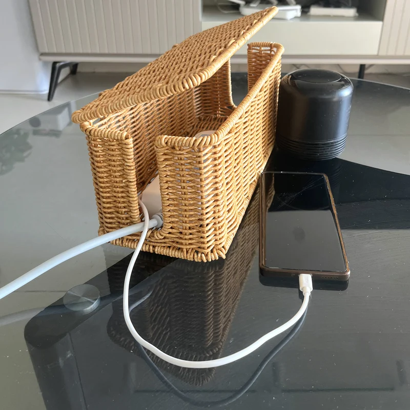 Woven Charging Organizer Basket Karnz