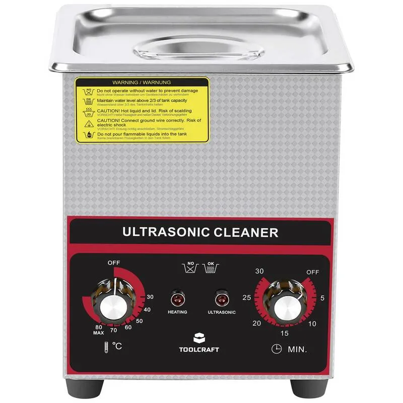 B-Ware TOOLCRAFT USC-200 Ultraschallreiniger Schmuckreiniger Werkzeugreiniger