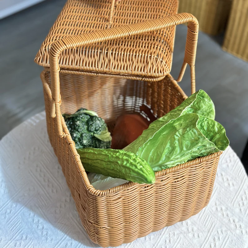 Eleganter Geflochtener Picknickkorb Karnz