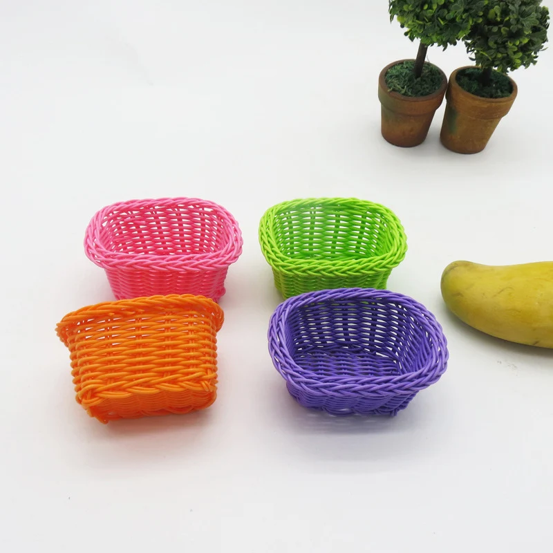 Dekorative handgewebte Obstschale Karnz