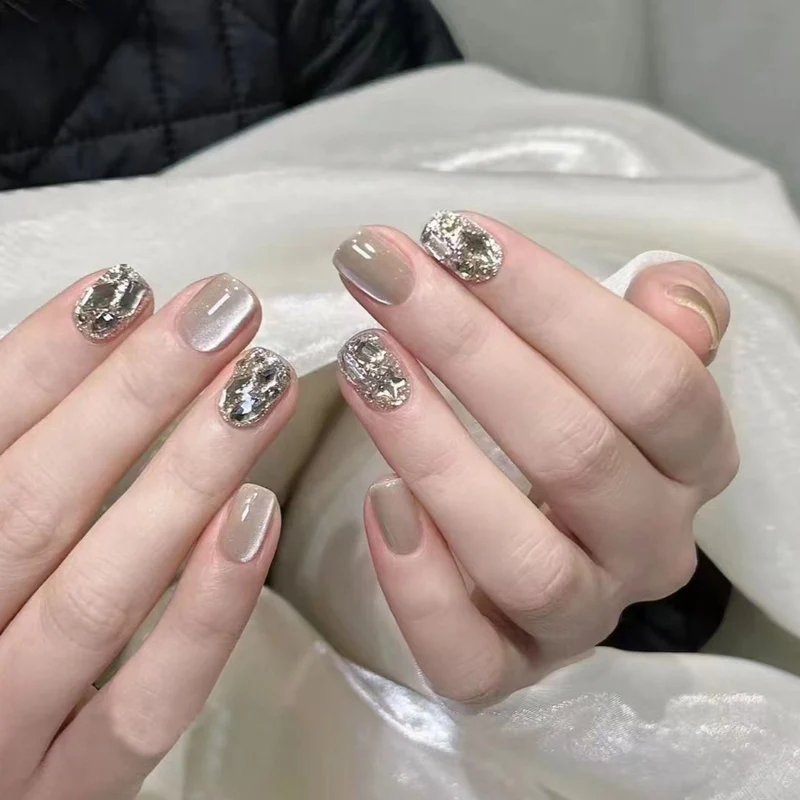 Glamourös Metallisches Nagelkunstset Karnz