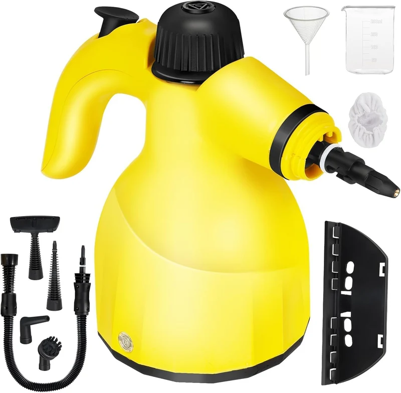 Steam Cleaner, Aspiron Steamer, 248°F High-Temperature Steam for Floors, Upgrade Steamer for Carpet and Upholstery, Floors, Tiles, Car