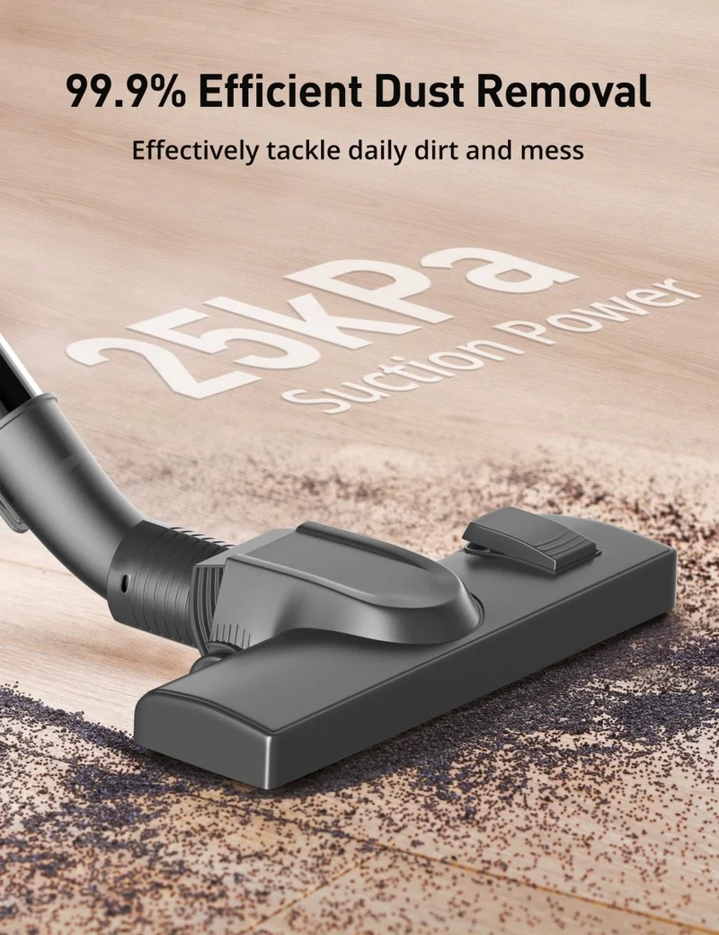 ASPIRON AS-CA029 Canister Vacuum Cleaner CA029, 1600W Bagged Canister Vacuum