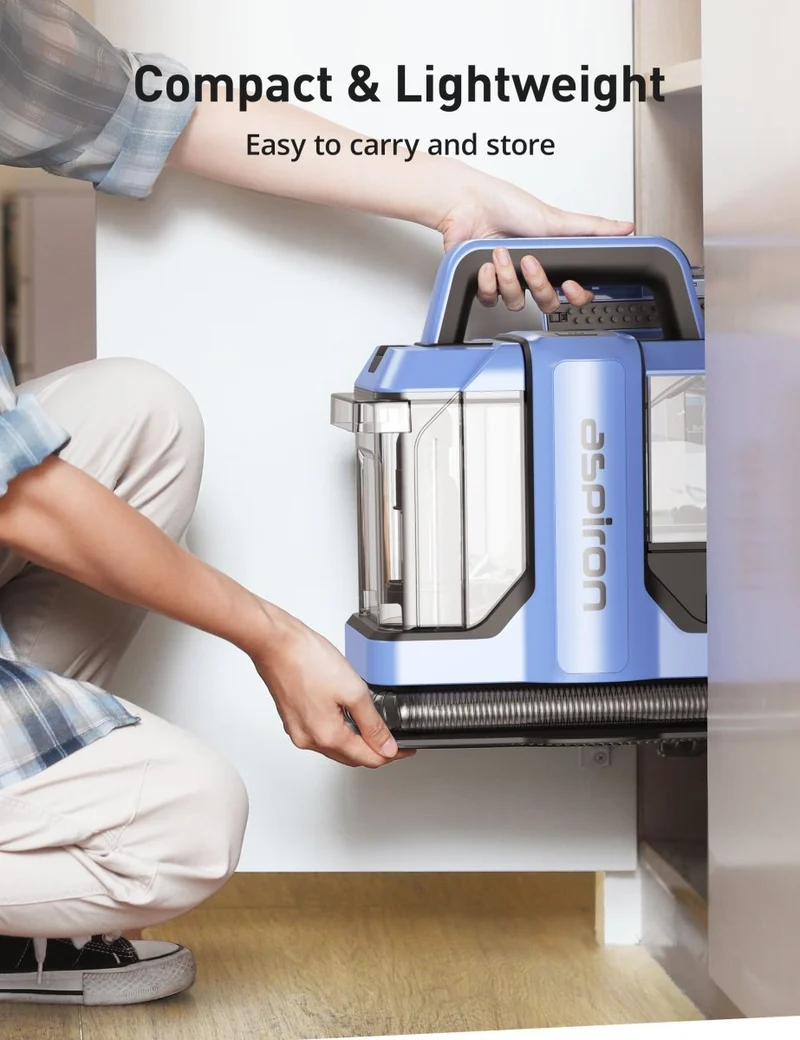 ASPIRON® Carpet Cleaner Machine with 2 Cleaning Tools CA031 for Pet Stains, Car Seats