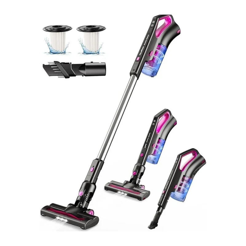 Hawkam 7-in-1 Cordless Vacuum Cleaner CA004, Telescopic Wand, Rechargeable Electric Broom