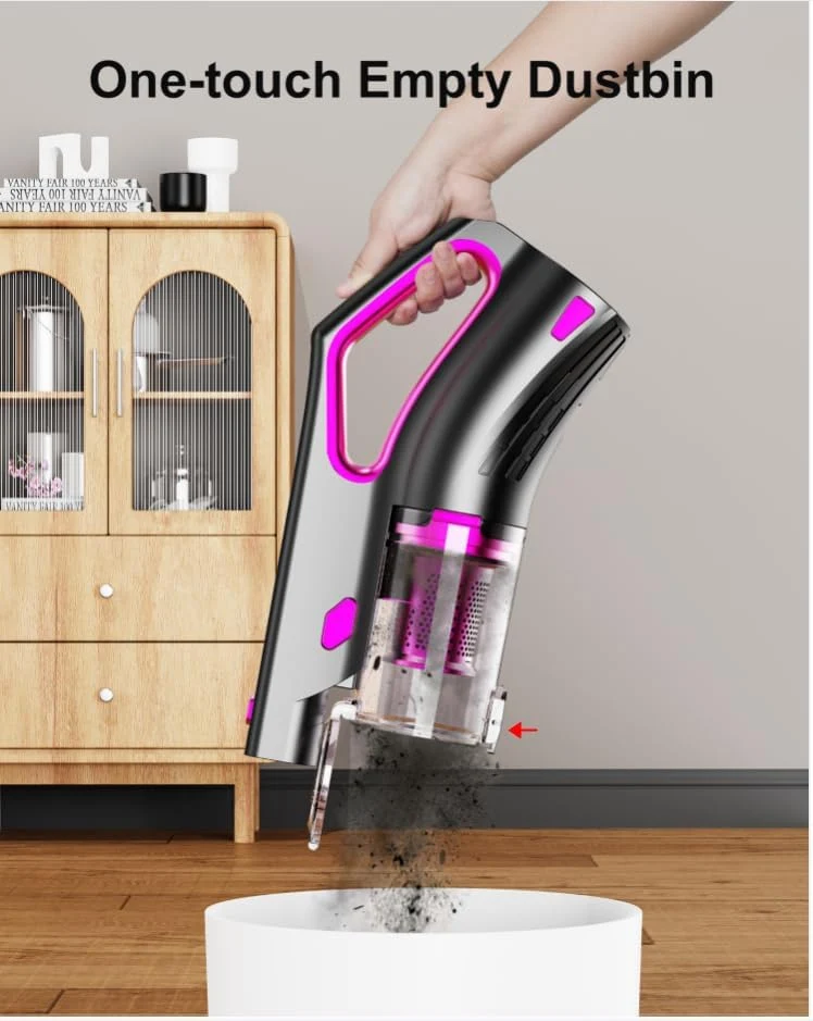 Hawkam 7-in-1 Cordless Vacuum Cleaner CA004, Telescopic Wand, Rechargeable Electric Broom