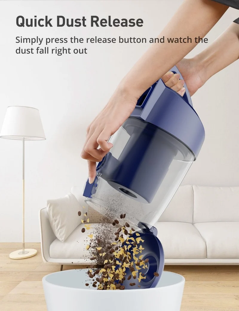 Aspiron Canister Vacuum Cleaner CA034, 2.1QT Dust Cup, Corded Vacuum Cleaner