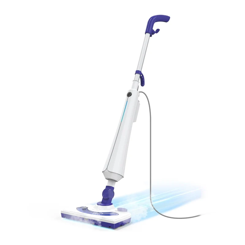Aspiron AS-CA044 Professional Steam Mop Cleaner, 1300W Floor Steamer with Detergent Chamber