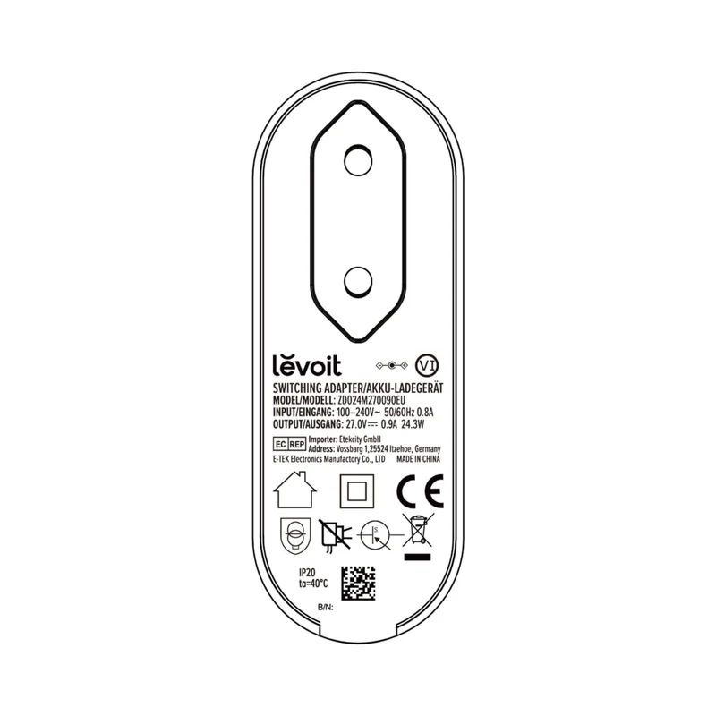 Levoit Original-Adapter für LVAC 300 Akku-Staubsauger