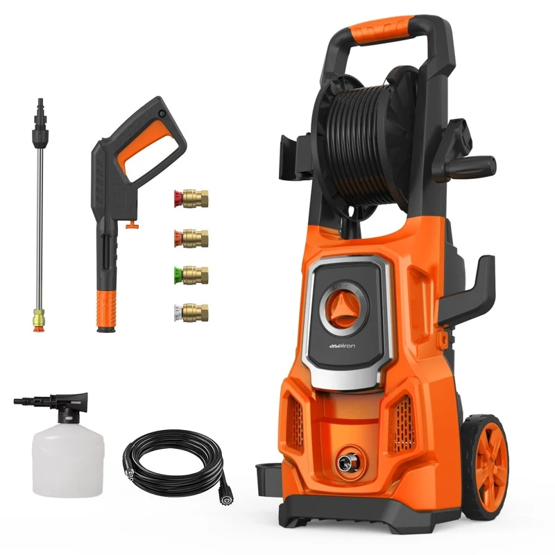 Aspiron 1800W 3.6 GPM Power Pressure Washer AS-TH002, 5000 Max PSI Electric Pressure Washer