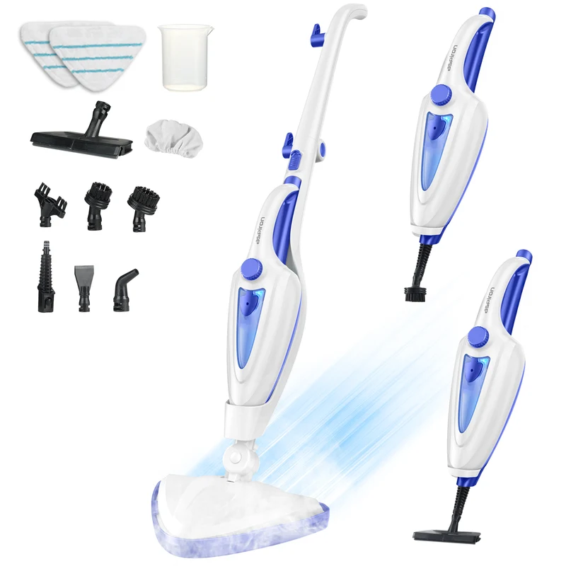 Aspiron AS-CA039 12-in-1 Steam Mop, 1500W Detachable Handheld Steam Cleaner