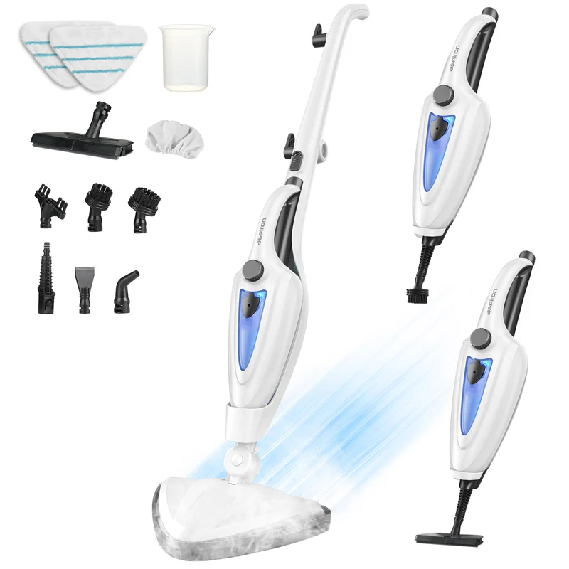Aspiron AS-CA039 12-in-1 Steam Mop, 1500W Detachable Handheld Steam Cleaner