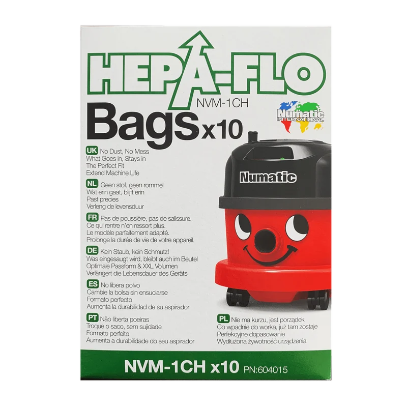 Numatic Hepa-Flo NVM-1CH Bags