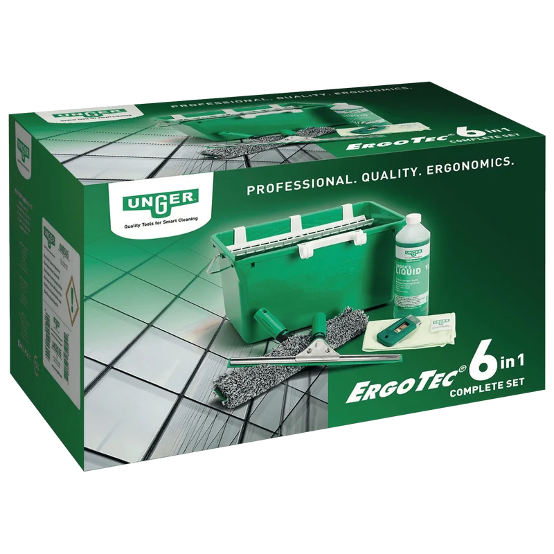 Unger Glasreinigung Starter Set Complete Kit AK015