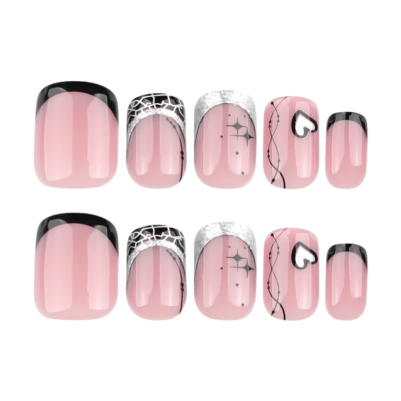 Künstliche Nagelkunst mit glamourösem Design Karnz
