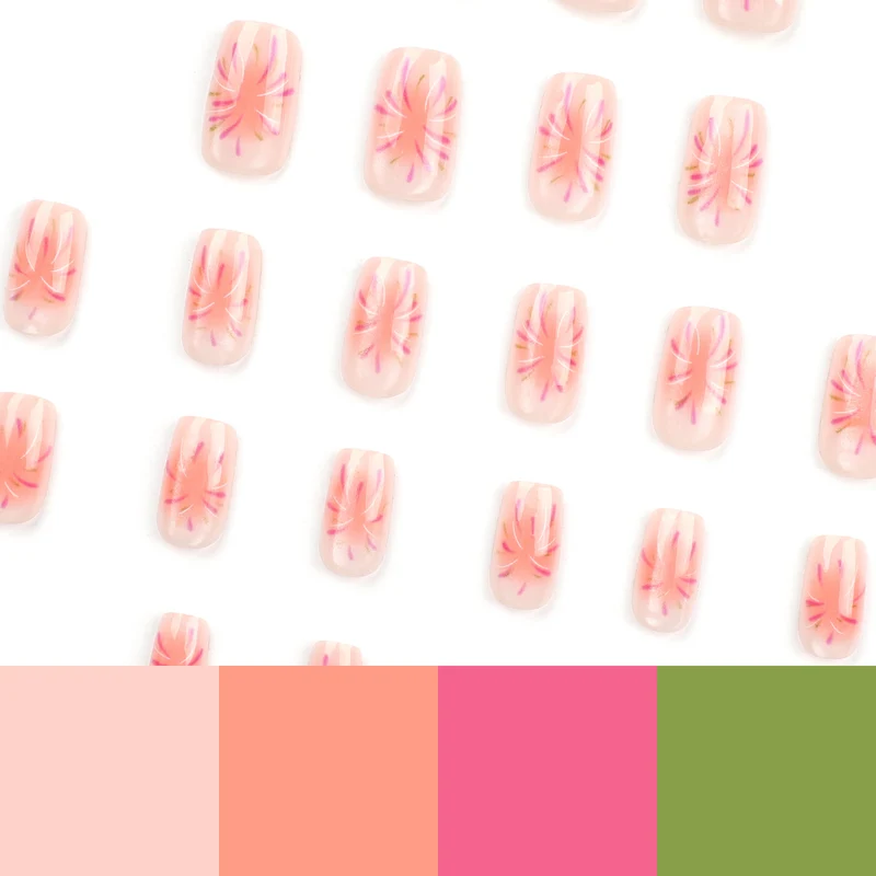 Künstliche Nagelkunst mit funkelnden Akzenten und spezieller Gestaltung Karnz