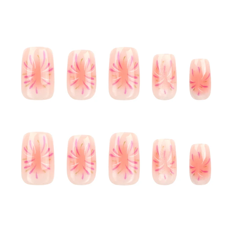 Künstliche Nagelkunst mit funkelnden Akzenten und spezieller Gestaltung Karnz
