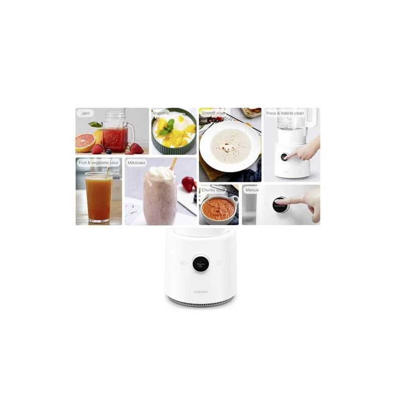 B-Ware Xiaomi Standmixer 1000 W Weiß 1,6 l 9 Schaltstufen App steuerbar Borosilikatglas