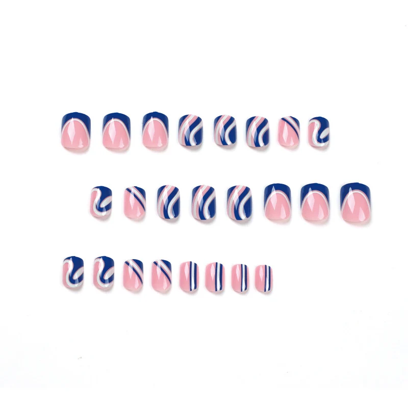 Kreative Nailart mit abstrakten Designs Karnz