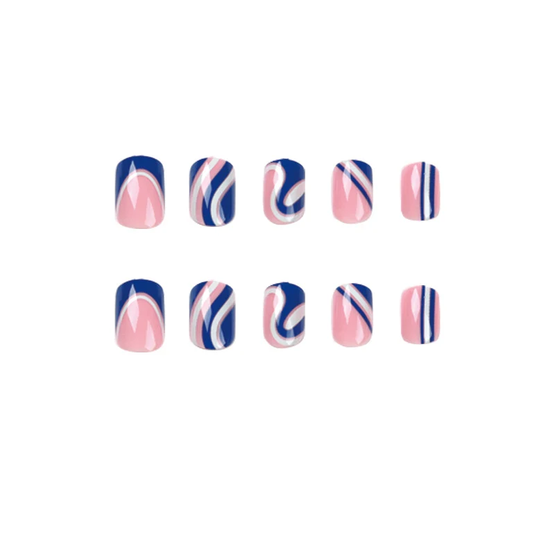 Kreative Nailart mit abstrakten Designs Karnz