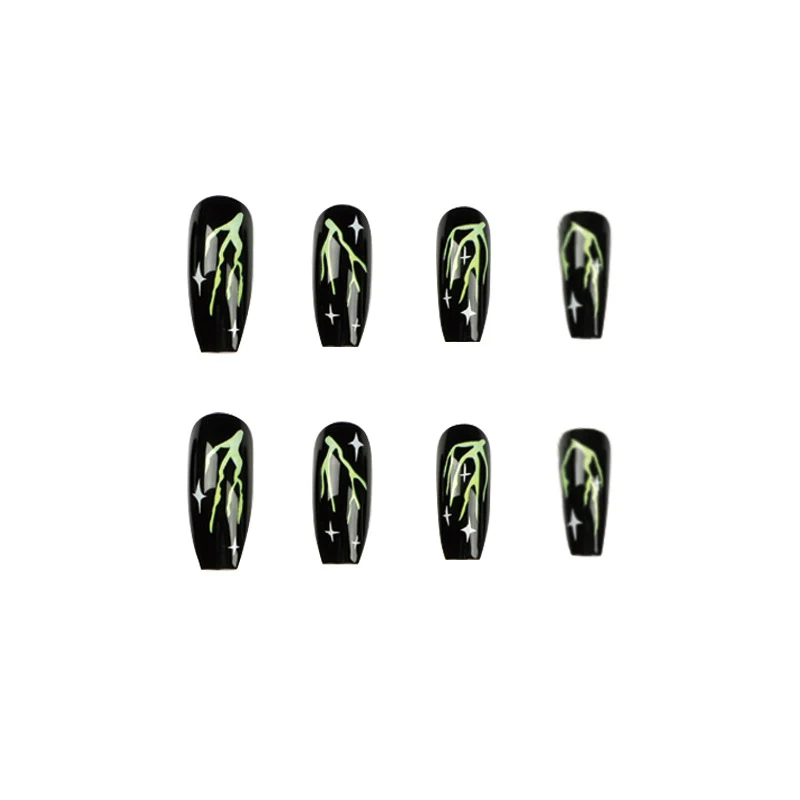 Kreative Nagelkunst mit Neon-Motiv Karnz