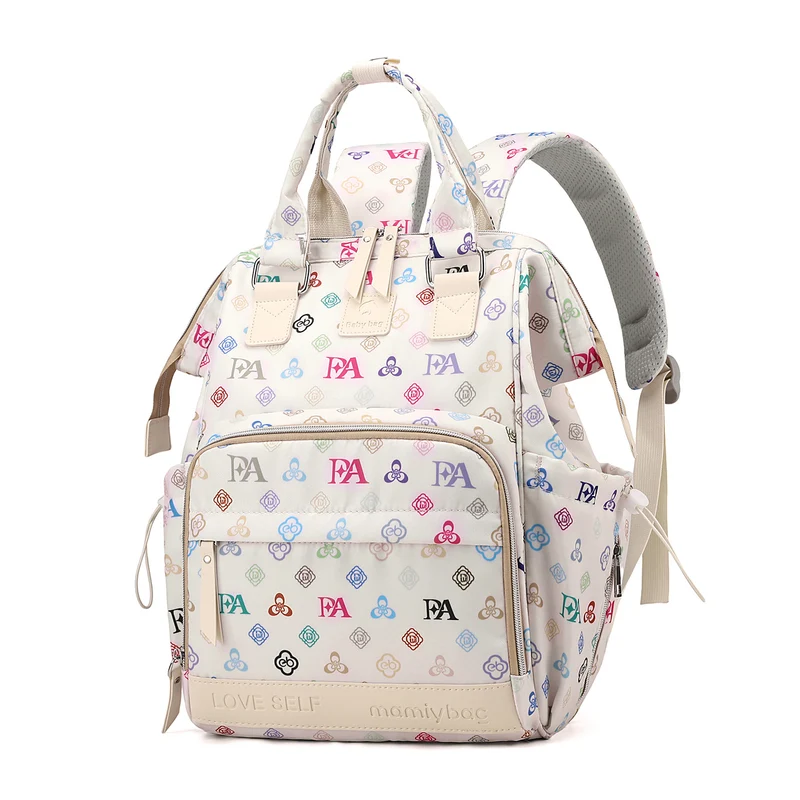 Blumenmuster Multifunktionaler Rucksack Karnz