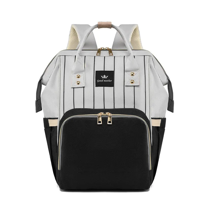 Stylische Multifunktions-Windelrucksack Karnz