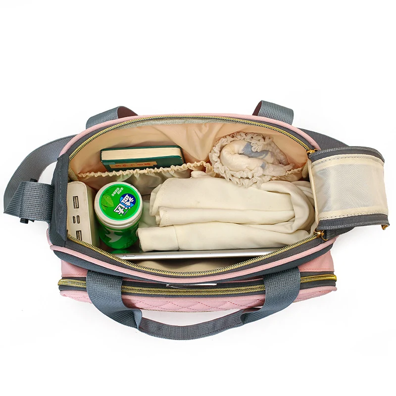 Gepolsterte Multi-Pocket Wickeltasche Karnz