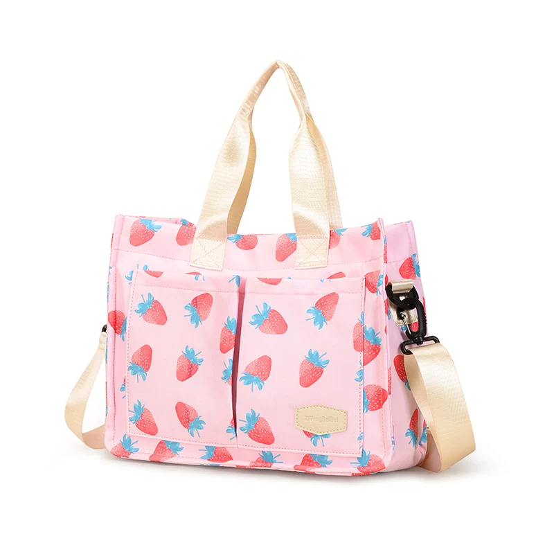 Verspielt bedruckte isolierte Lunch-Tasche Karnz