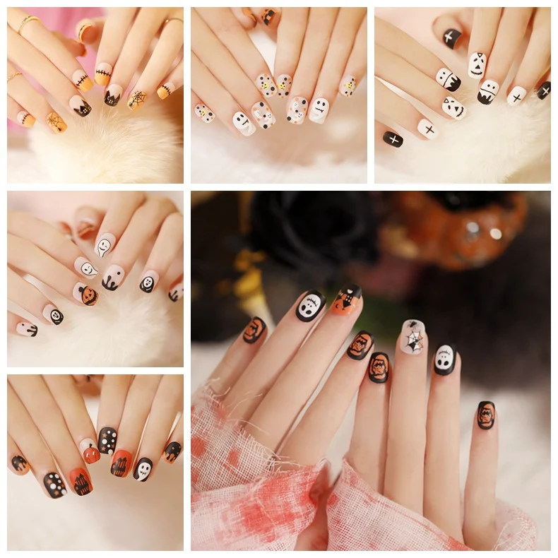 Kreative Halloween Nagelkunst Karnz