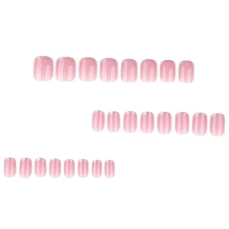 Glamouröse Nagelverlängerungen mit Glitzer-Finish Karnz